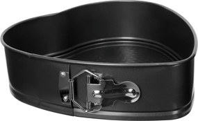 Forma do pieczenia, blacha z motywem serca, non-stick, 24 x 23 cm