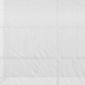 Outsunny Szklarnia ogrodowa z pokrywą foliową, UV-odporna, 3 poziomy, drzwi na zamku błyskawicznym, Biała