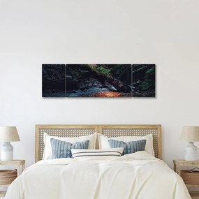 Obraz górskiej rzeki (170x50 cm)