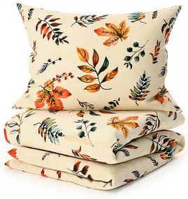 PrzytulneMieszkanie.pl PrzytulneMieszkanie.pl Pościel z mikropluszu AUTUMNA kremowa Rozmiar pościeli: 70 x 90 cm | 140 x 200 cm