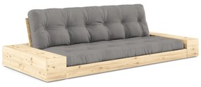 Szara rozkładana sofa 244 cm Base – Karup Design