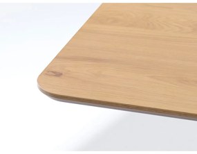 Stół z blatem w dekorze dębu 90x160 cm Cesura – Unique Furniture
