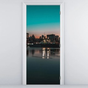 Fototapeta na drzwi - Wielkie miasto (95x205cm)