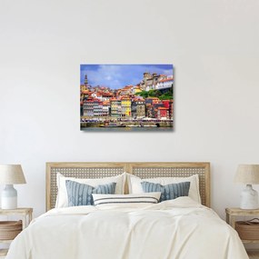 Obraz na szkle - Ribeira, Portugalia (70x50 cm)