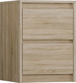 Szafka Nocna Karo K2 | Dąb Sonoma | 43x40x55 cm | Stolik Nocny