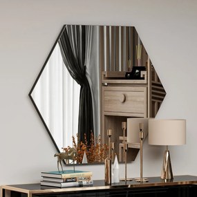 Lustro Zeo Black 60 x 70 cm