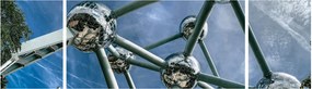 Obraz - Atomium w Brukseli (170x50 cm)