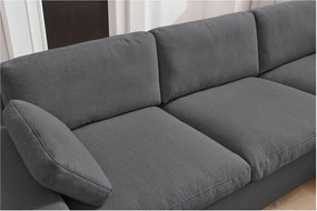 Ciemnoszary narożnik Belair – Bobochic Paris