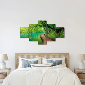 Obraz - Jeziora Plitwickie (125x70 cm)
