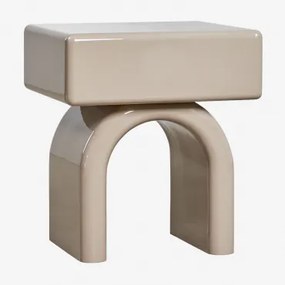 Zestaw 2 Prostokątnych Szafek Nocnych 50x40 Cm Z Mdf Volire Moka Brown - Sklum