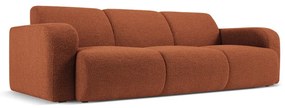 Brązowa sofa z materiału bouclé 235 cm Molino – Micadoni Home