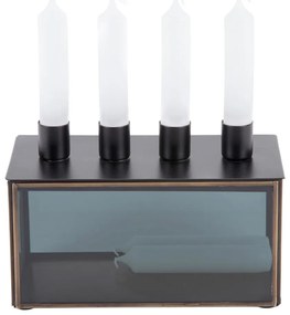 Szklany świecznik Boxed Rectangle – PT LIVING