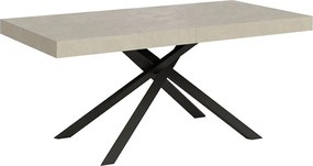 Stół rozkładany 180/284x90 cm Karida kaszmir nogi antracytowe