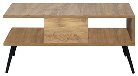 Stolik konferencyjny Bukle Atlantic Pine and Black