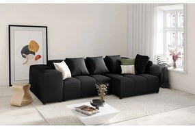 Czarne oparcie do sofy modułowej Rome – Cosmopolitan Design