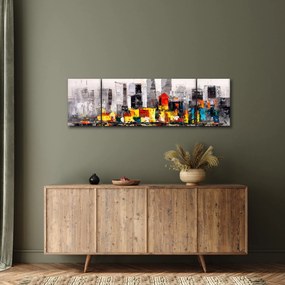 Obraz - Obraz przedstawiający duże miasto (170x50 cm)