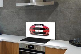 Panel szklany do Kuchni Czerwone Auto Sportowe