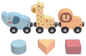 Tooky toy drewniany stół aktywności montessori pętla motoryczna