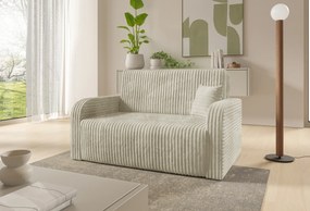 Sofa dwuosobowa Amerykanka rozkładana z funkcją spania Peri gruby sztruks