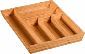 Kesper 58087 Organizator bambusowy , 6 przegródek, 35 x43 x 5 cm