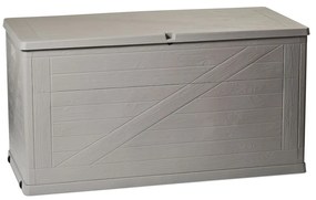 Jasnoszara skrzynia ogrodowa Wood – Toomax