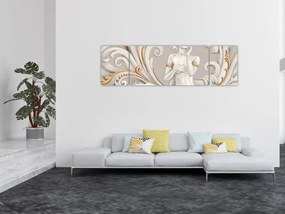Obraz bogini na ozdobnym tle (170x50 cm)