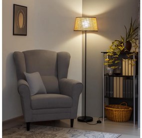 Brilagi - Lampa stojąca LED CERIA 1xE27/40W/230V, śr. 35 cm, beżowa/czarna