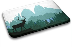 Dywanik łazienkowy antypoślizgowy Dywanik łazienkowy antypoślizgowy Las Jeleń