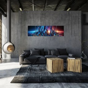 Obraz - Miasto przyszłości (170x50 cm)