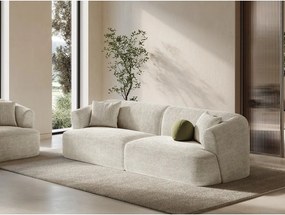 Beżowa sztruksowa sofa 255 cm Campi – Cosmopolitan Design