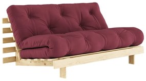 Czerwona rozkładana sofa 160 cm Roots – Karup Design