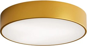 Oprawa sufitowa z czujnikiem CLEO 3xE27/24W/230V, średnica 40 cm, złota