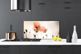 Panel nad blat kuchenny Klasyczne Czerwone Maki