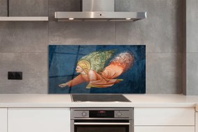 Szklany Panel Skrzydlaty Anioł - Dzieło Sztuki