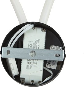 Nowoczesny kinkiet czarny z LED z 3-stopniową regulacją - Keri