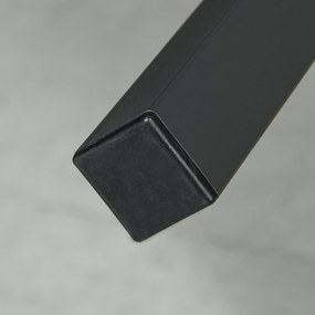 Outsunny Stół na zewnątrz dla 6 osób, wygląd drewna, rama metalowa, odporny na warunki atmosferyczne, 145 x 85 x 72 cm, Szary