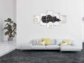 Obraz abstrakcji (125x70 cm)