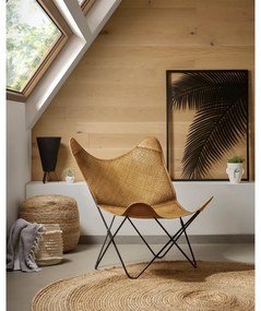 Puf w naturalnym kolorze Doc – Kave Home