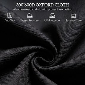 Outsunny Leżanka słoneczna 5stopniowo regulowane oparcie szybko schnąca rama metalowa 190x56x28cm czarny | Aosom PL