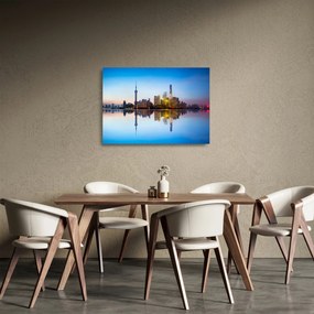Obraz na szkle porannego nieba nad Szanghajem (70x50 cm)