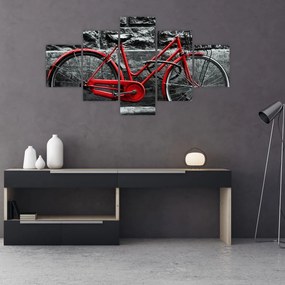 Obraz - Zabytkowy rower (125x70 cm)