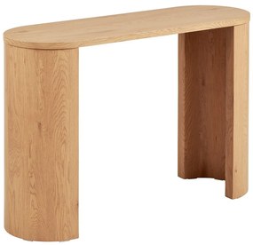 Konsola w dekorze dębu w naturalnym kolorze 38x114 cm Bibione – House Nordic