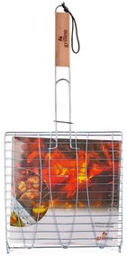 Happy Green Ruszt do grilla na 3 ryby BBQ,  54x27x27cm