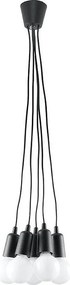 Lampa wisząca DIEGO 5 czarna