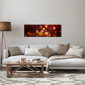 Obraz - Poranek (z zegarem) (90x30 cm)