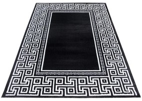 Dywan nowoczesny Parma czarno-kremowy 140 cm x 200 cm