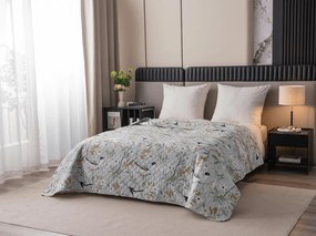 Narzuta na łóżko FLORIBIRD, zielona Rozmiar: 220 x 240 cm