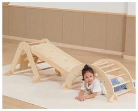 Viga drewniana drabinka pikler trójkąt wspinaczkowy montessori