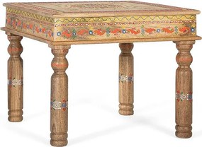 Podstawa stołu wykonana z manguieru ze szczegółowymi detalami w części głównej