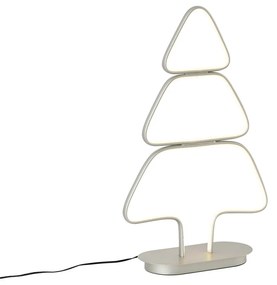 Zewnetrzna Designerska lampa stołowa Stalowa Choinka z LED IP44 - Arbre Oswietlenie zewnetrzne